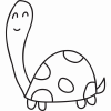 doodle animal clipart_turtle